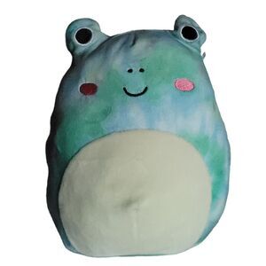 Squishmallow 9" Ferdie Frog  Blue Green Tie Dye Plush Target 2022